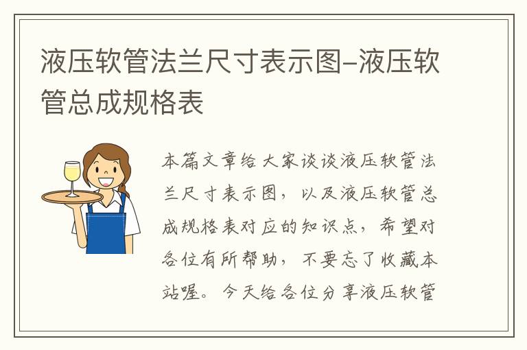 液压软管法兰尺寸表示图-液压软管总成规格表